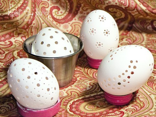Украшение пасхальных яиц