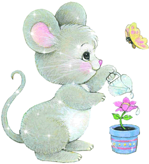 Мышка Муся. Про день рождения.