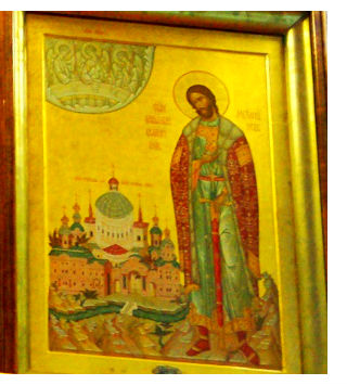 Икона святого Александра Невского с частицей его мощей начала путь по городам Ленобласти