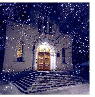 Ночная Рождественская служба в Спасо-Парголовском храме