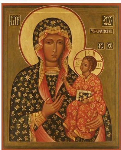 Ченстоховская икона Божией Матери