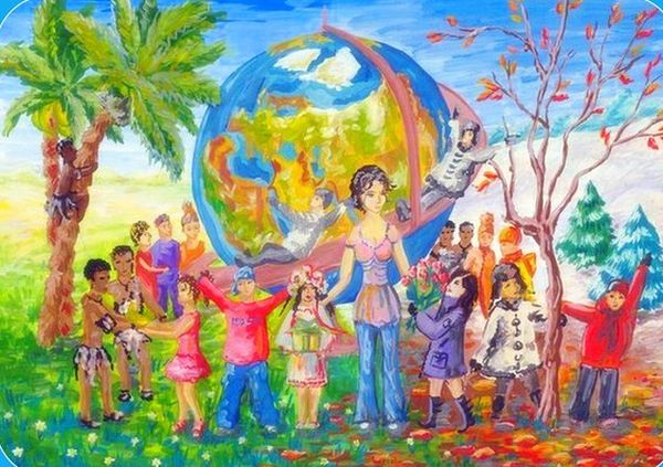 Дети рисуют мир без войны