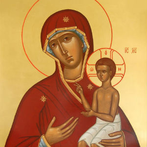 Акафист Пресвятой Богородице перед образом «Воспитание»