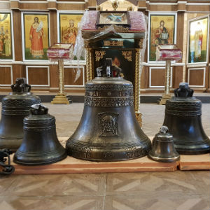 Освящение колоколов в Левашово
