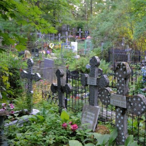 Утраченные могилы священнослужителей, похороненных на Шуваловском кладбище