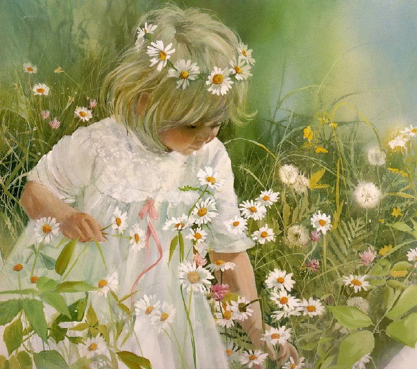 Painter Carolyn Blish. Watercolor