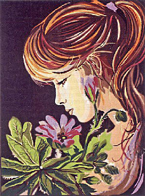 Девушка, подарившая цветок