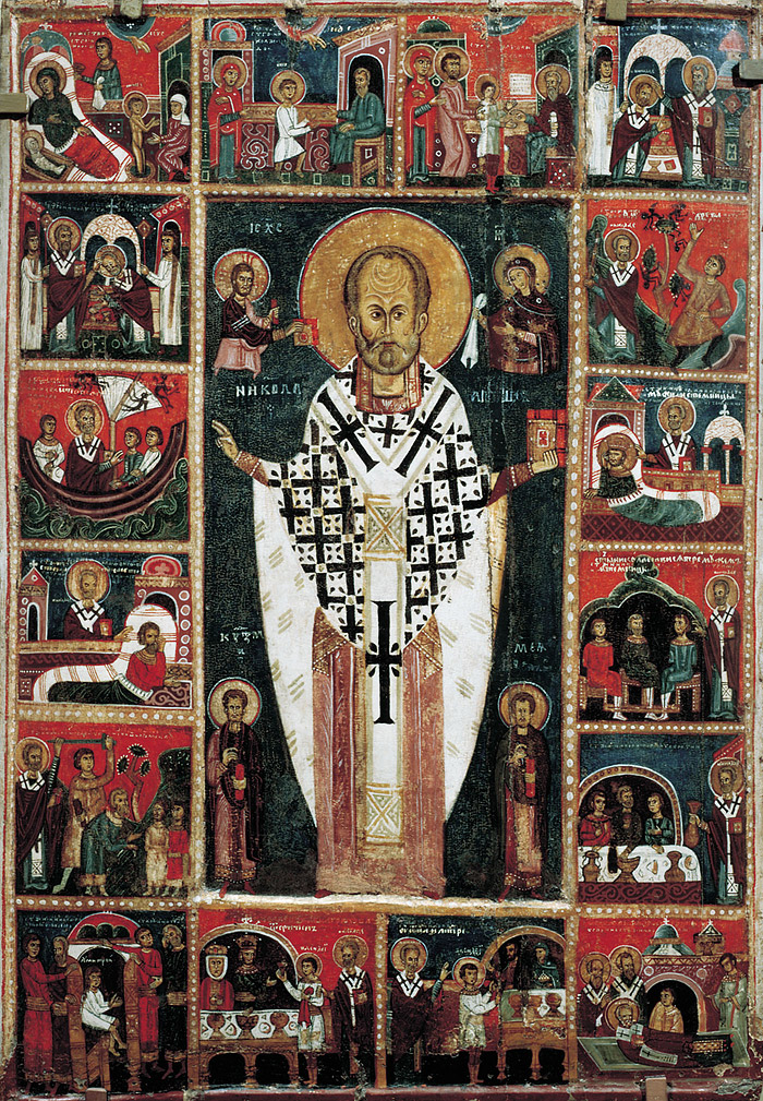 Русская икона святителя Николая