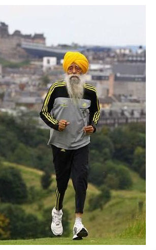 Самый старый марафонец - Фауджа Сингх